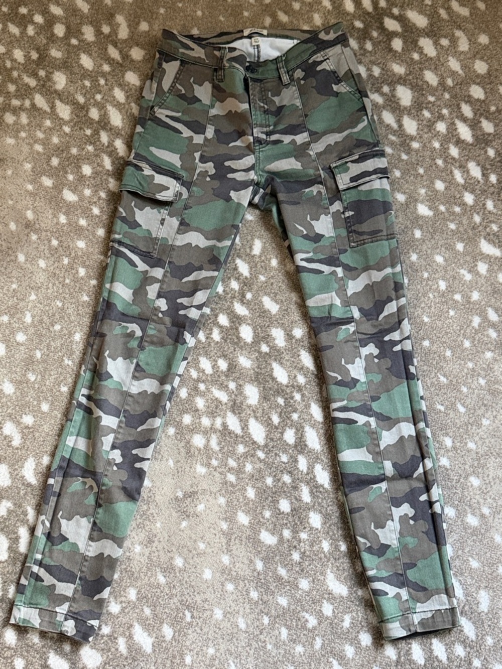 J. Crew Camouflage Slim Cargo Pants - 27 Tall